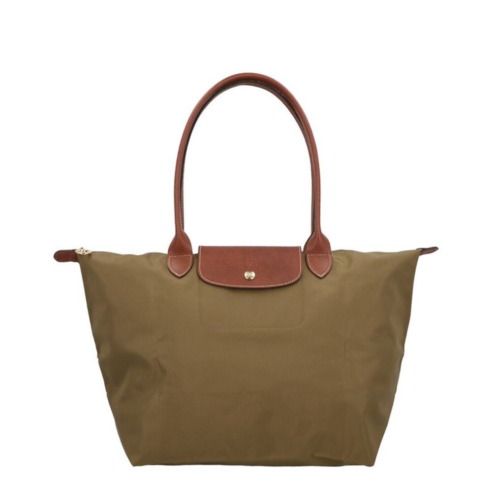 Longchamp Le Pliage Original Large Long Handle Tote, Green